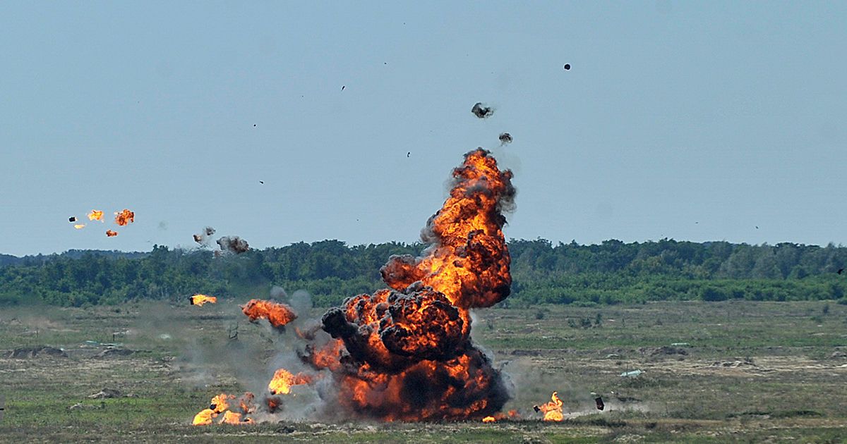 Випробування українського бойового дрону / © РНБО