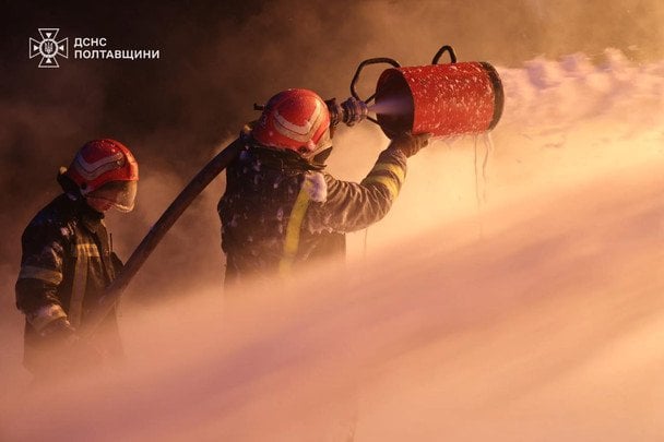 Атака на Полтавщину 7 грудня / © ДСНС