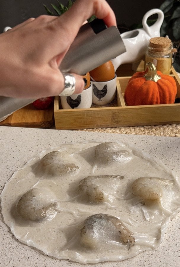 Рисові чипси з креветками tiktok.com/@ptashka.oly