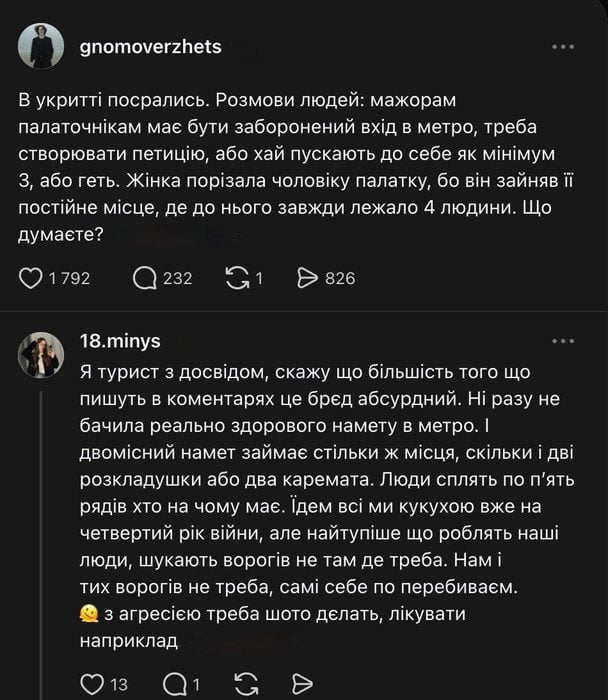 Сообщение Threads.