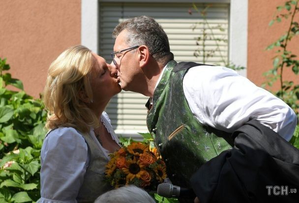 Карин Кнайсль с мужем / © Associated Press