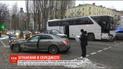 В центре столицы автобус на регулируемом перекрестке столкнулся с легковушкой
