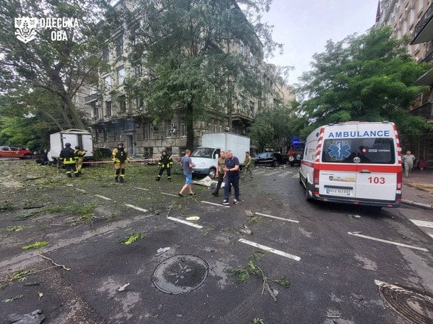 Наслідки обстрілу / © Олег Кіпер / Одеська ОВА