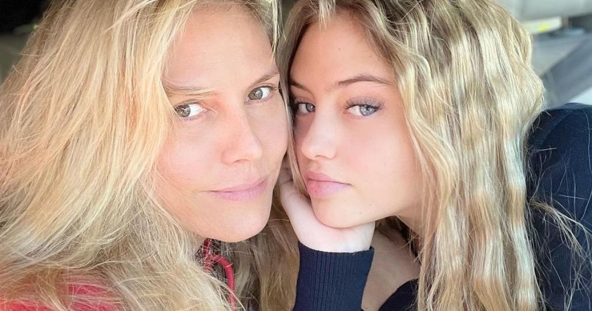 Хайди Клум с дочерью Хелен