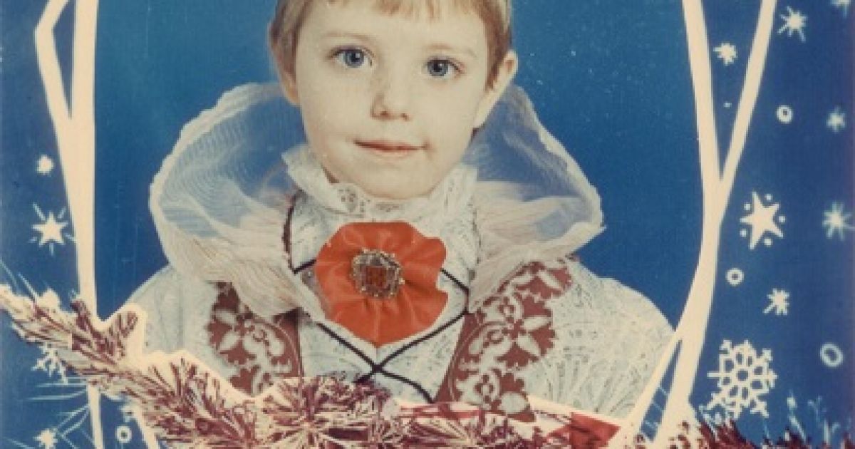 Надя Дорофеева в детстве примерила образ принцессы / © пресс-служба канала "1+1"