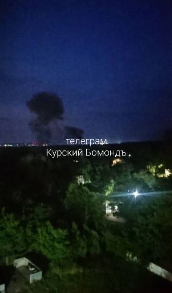 У російському Курську прогриміли вибухи: місцева влада заявила про нібито збитий український безпілотник