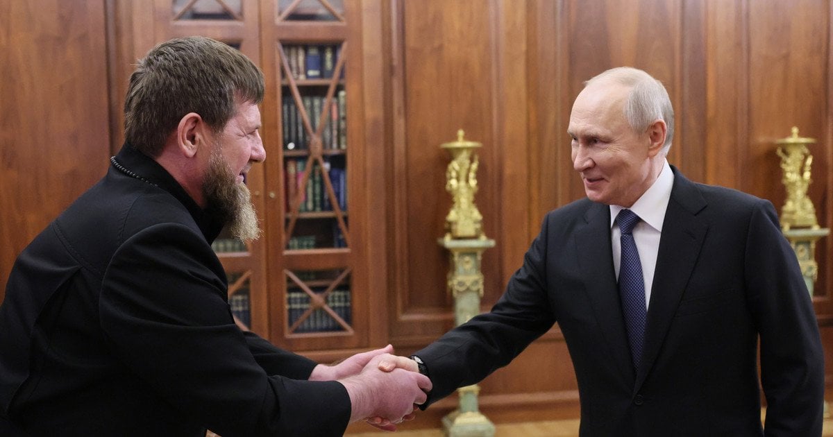 Рамзан Кадиров і Володимир Путін