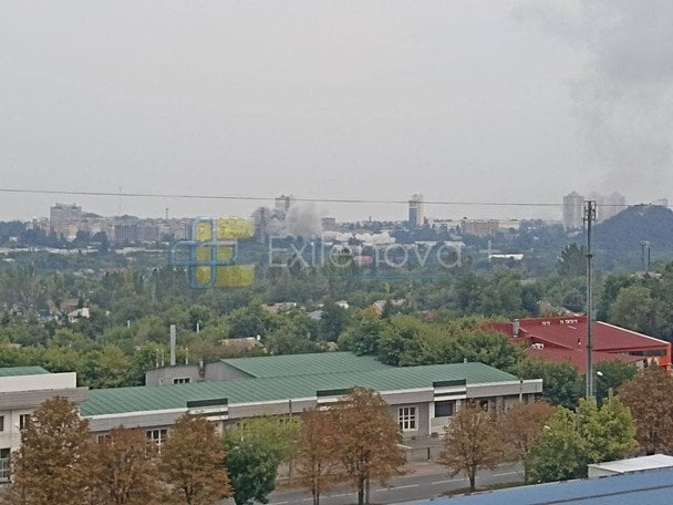 Ракетний удар по Донецьку 26 серпня / © Exilenova+