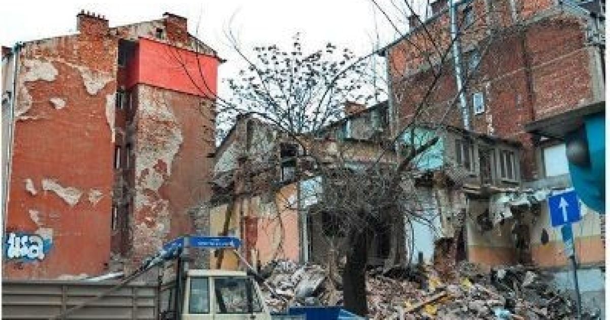 В Софии разрушили дом, где жил Драгоманов