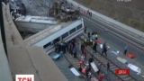 Залізнична катастрофа на Півночі Іспанії: із рейок зійшов пасажирський поїзд