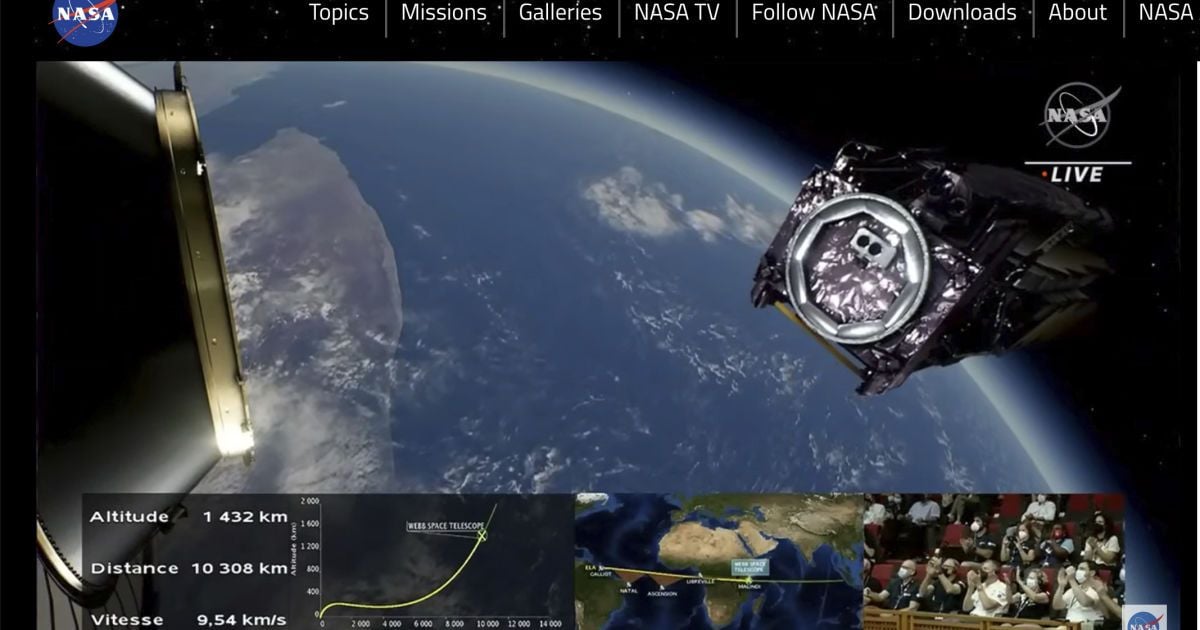 У NASA понад годину коригували курс телескопа, який шукатиме позаземне життя у космосі
