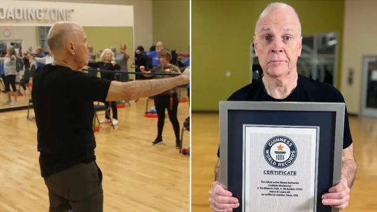 81-летний мужчина признан самым старым фитнес-инструктором в мире: