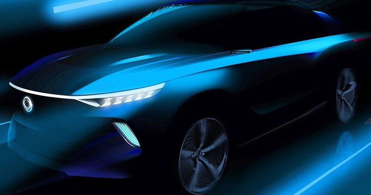 SsangYong показал новый футуристический кроссовер с электромотором