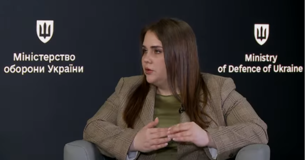 Заступниця міністра оборони Катерина Черногоренко.