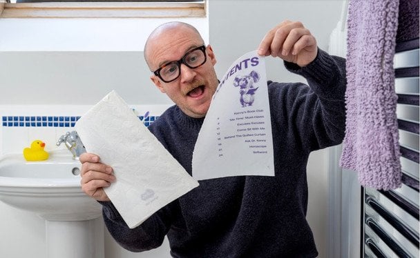 Журнал для туалету, який можна читати та змивати в унітаз, виданий у Великій Британії