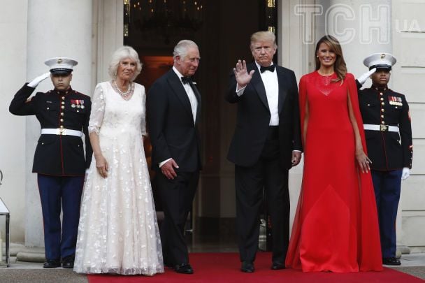 Дональд и Мелания Трамп с Чарльзом и Камиллой / © Associated Press