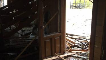 обстріл Виноградне_3 / © facebook.com/Вячеслав Аброськін