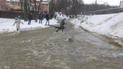 Потоп у Вінниці. В місті прорвало водогін