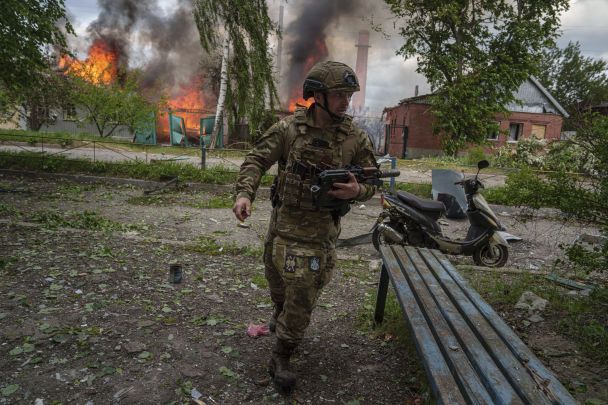 Militari a Vovchansk / © Associated Press