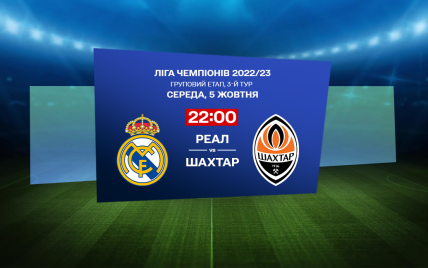 Реал - Шахтар 2:1 онлайн-трансляція матчу Ліги чемпіонів