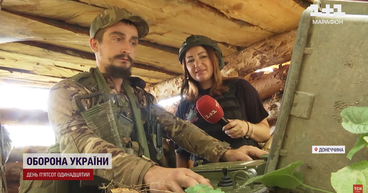 Юлія Кирієнко разом з українськими військовими