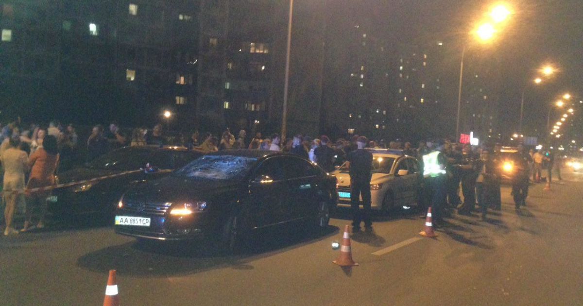 ДТП с "кортежем Порошенко": ребенка сбил полицейский автомобиль на спецзадании