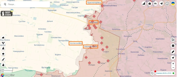 Новомихайлівка / Фото: DeepStateMAP / ©