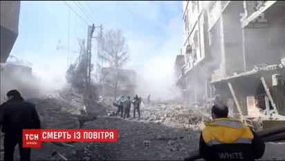 У Сирії зросла кількість жертв авіаційного та артилерійського удару урядових сил