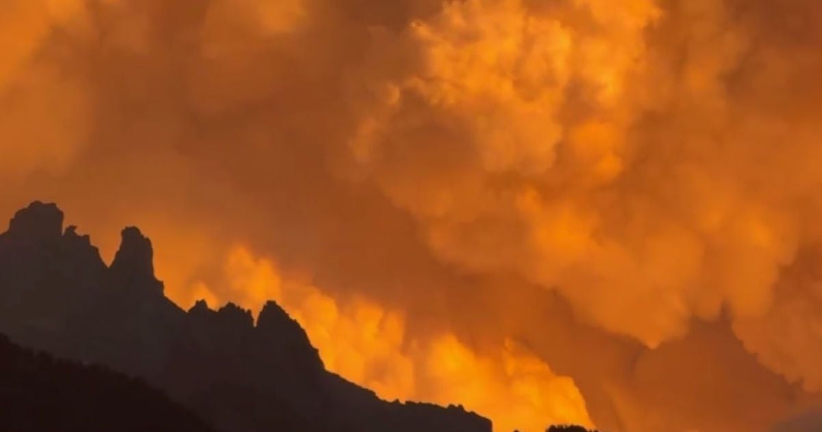 Пожар на Домбае