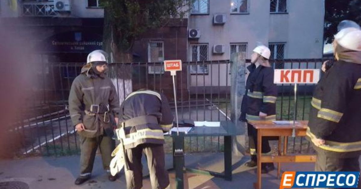 пожежа в Солом’янському суді в Києві_5 / © Еспресо.TV