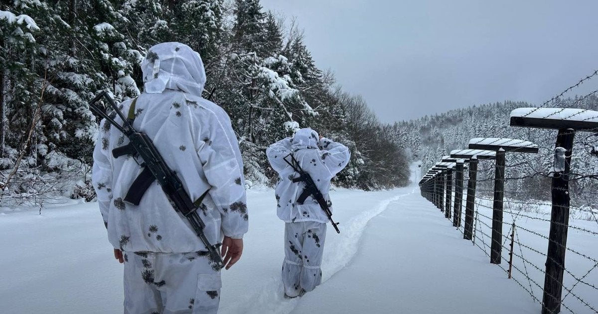 Засніжене прикордоння Львівщини
