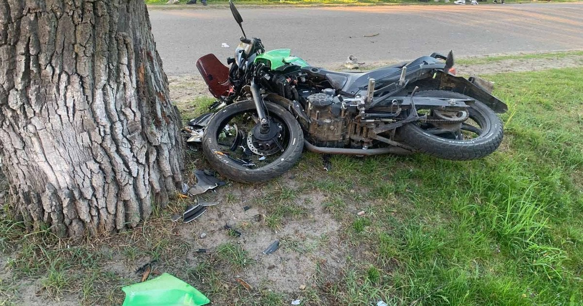 Місце ДТП з мотоциклом на Волині