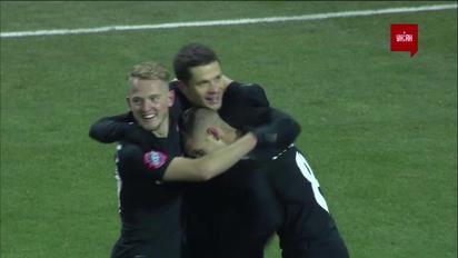 Заря - Днепр-1 - 2:0. Гол Громова