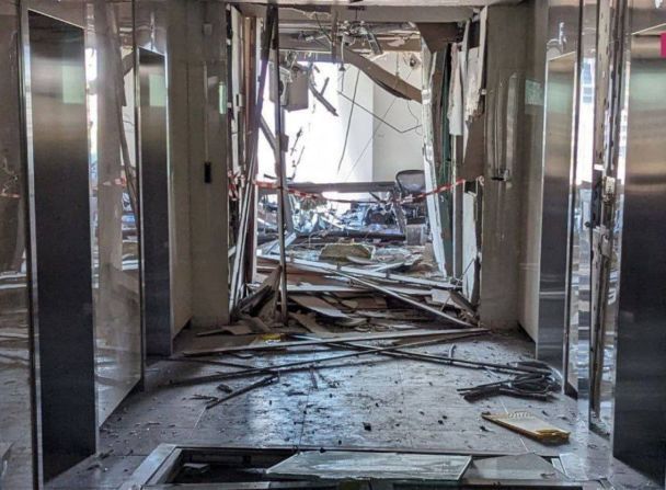 Удар беспилотников по Москве: появились фото последствий изнутри здания