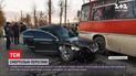 У Кривому Розі зіткнулись автобус та два легковики, загинув чоловік