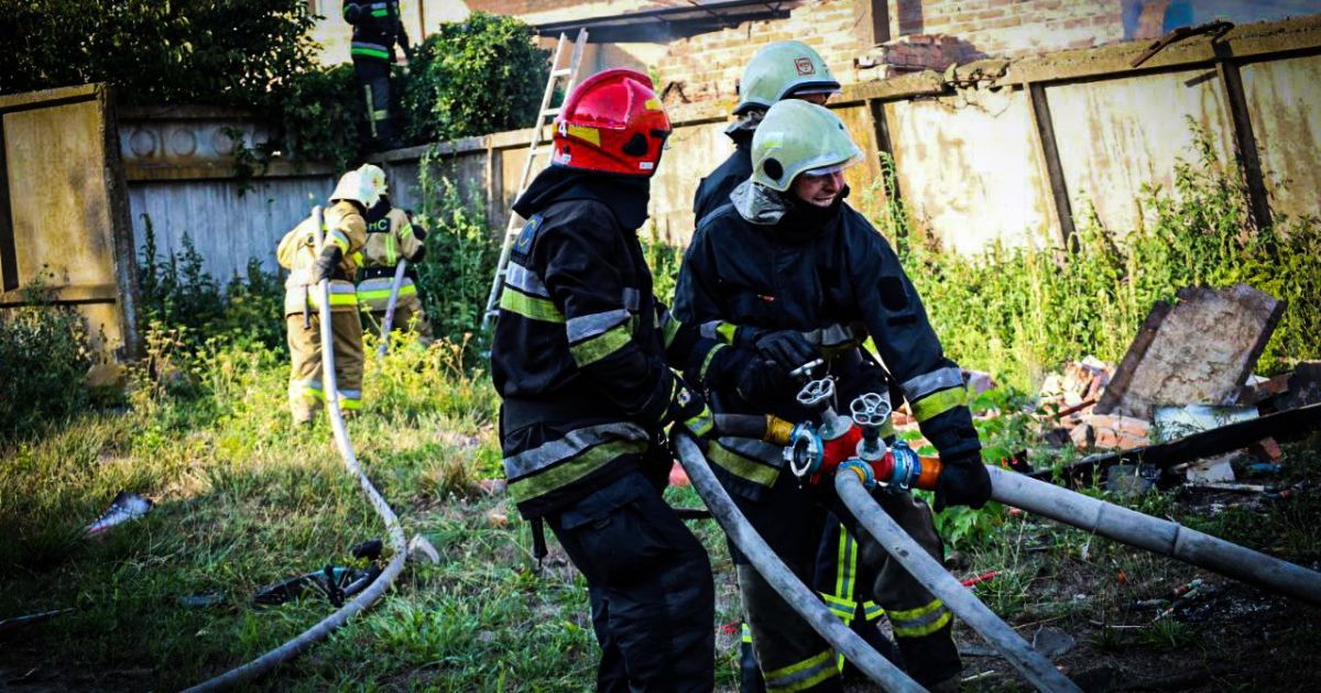 Пожар в Белой Церкви/Фото: ГСЧС Киевской области