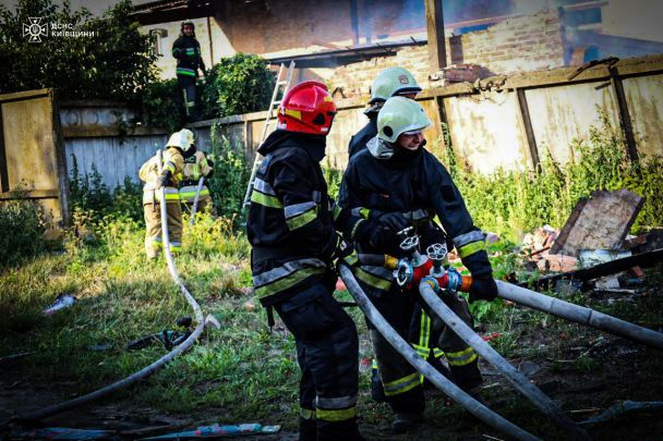Пожар в Белой Церкви/Фото: ГСЧС Киевской области