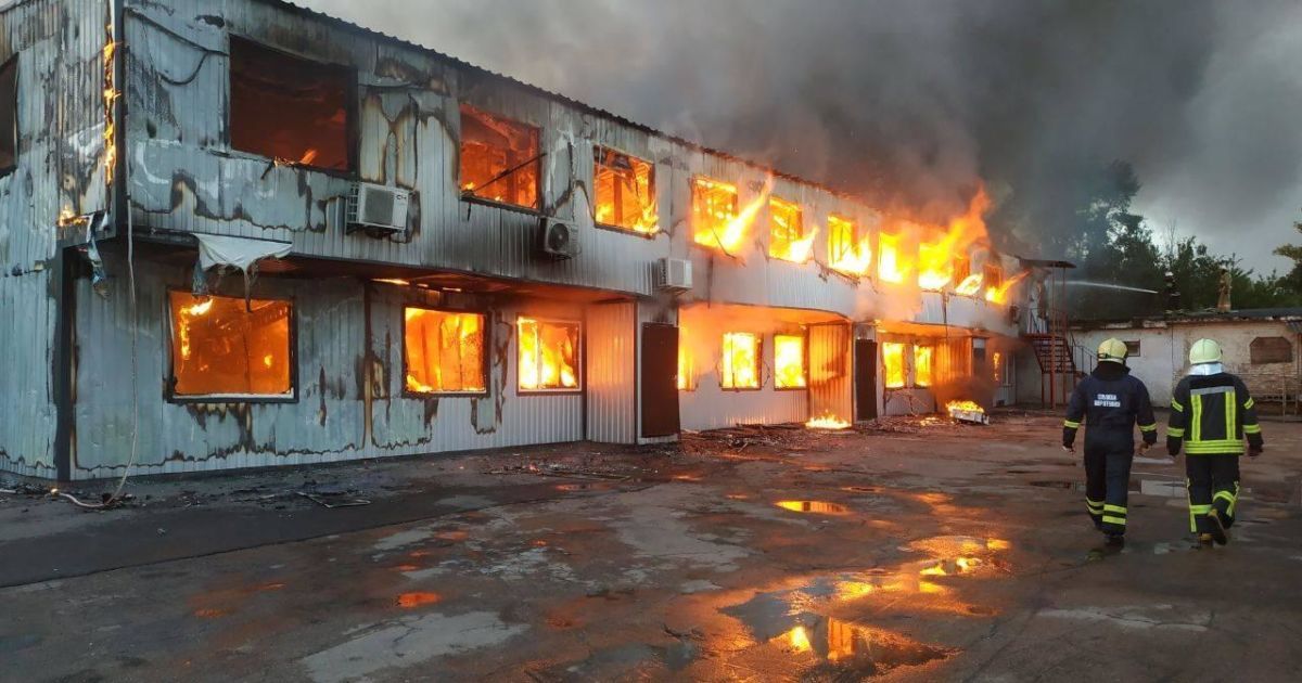 пожежа секонду в Києві_1 / © ГСЧС