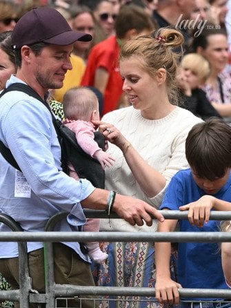 Эдоардо Мапелли-Моцци и принцесса Беатрис с Сиенной