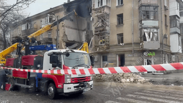 наслідки атаки на Одесу 12 січня_2 / © скриншот з відео