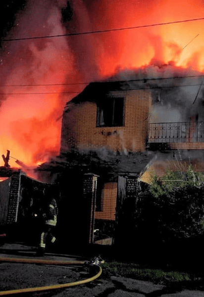 Нічна атака на Київщину 20 квітня