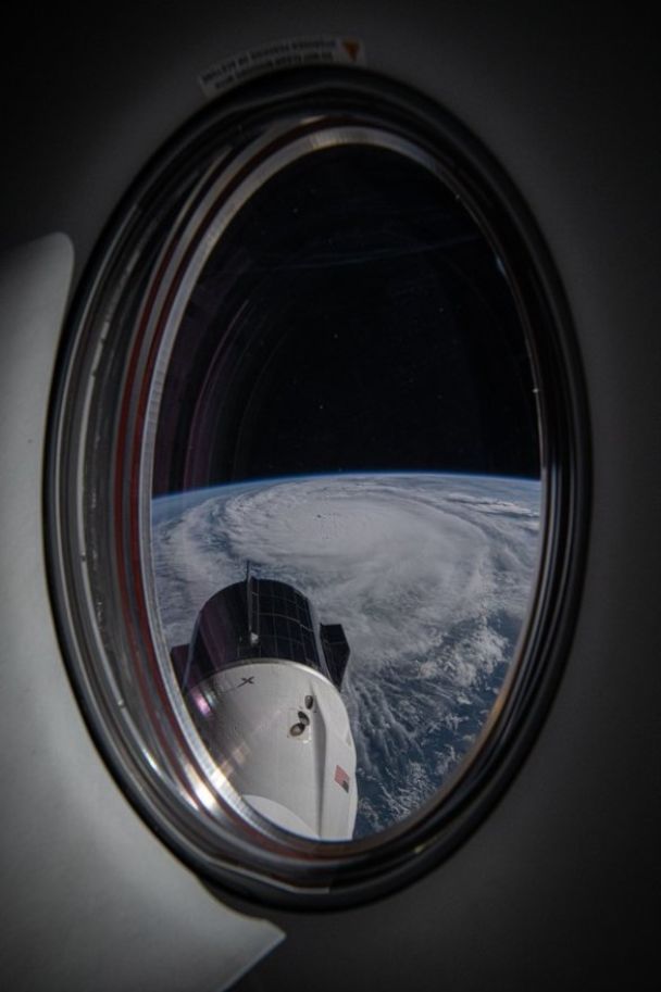 Ураган із космосу / Фото: x.com/dominickmatthew / ©