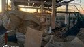 Поврежденный ПП «Табаки» на границе с Молдовой