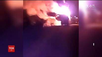 На Львівщині вигорів автобус, який віз туристів