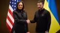 Президент Зеленский встретился в Швейцарии с вице-президентом США Камалой Гаррис