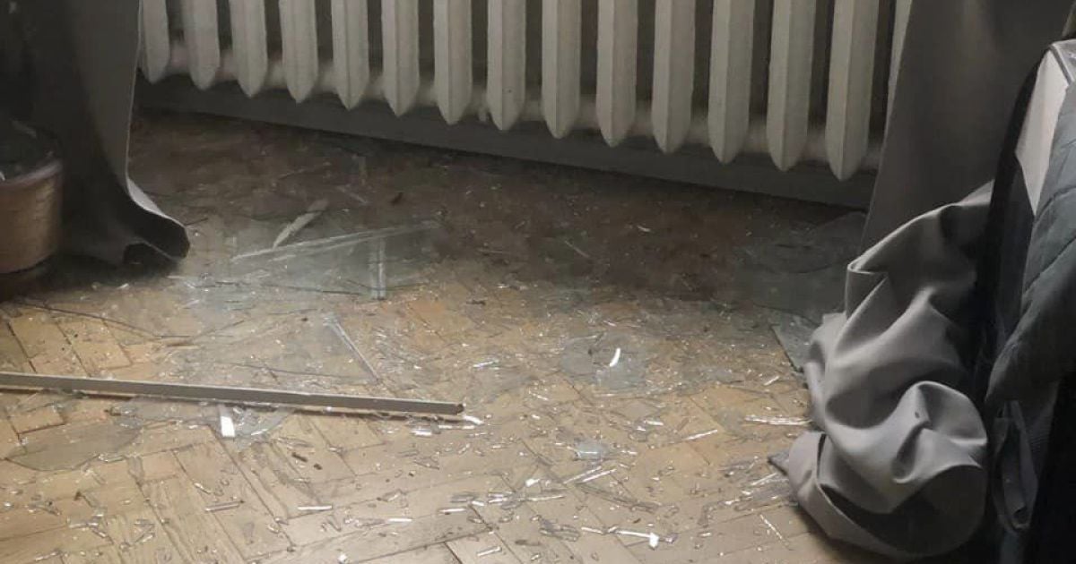 Квартира Масі Найєма після ракетного удару по Києву Фото/ Facebook: Masi Nayyem