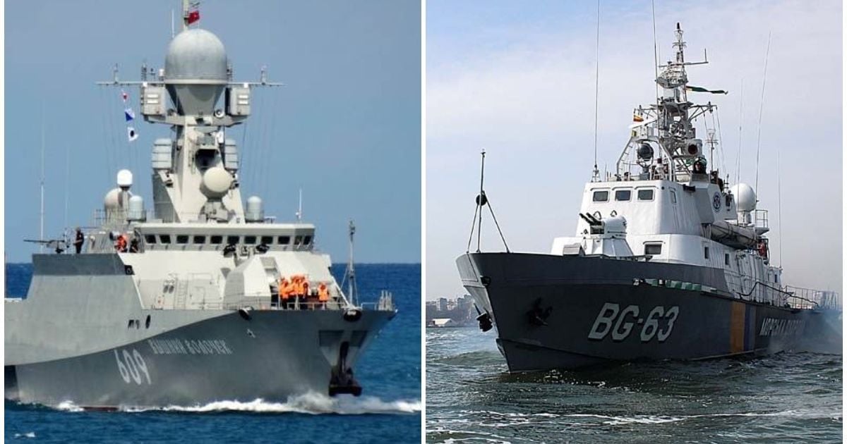 Корабли "Павел Державин" и "Буян-М"/Коллаж: ТСН.ua