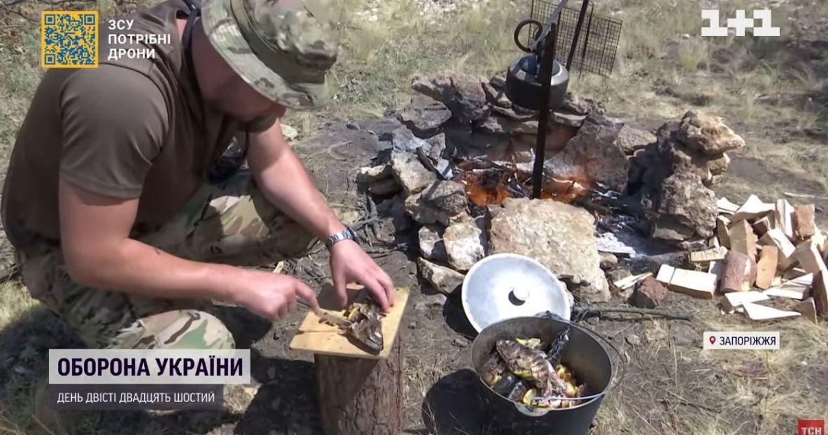 В Запорожье бойцы превратили полевую кухню в изысканный "ресторан": делятся рецептами в Сети