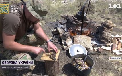 В Запорожье бойцы превратили полевую кухню в изысканный "ресторан": делятся рецептами в Сети