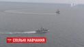 Возле Одессы совместные маневры провели разведывательный корабль Великобритании и ракетный катер Украины
